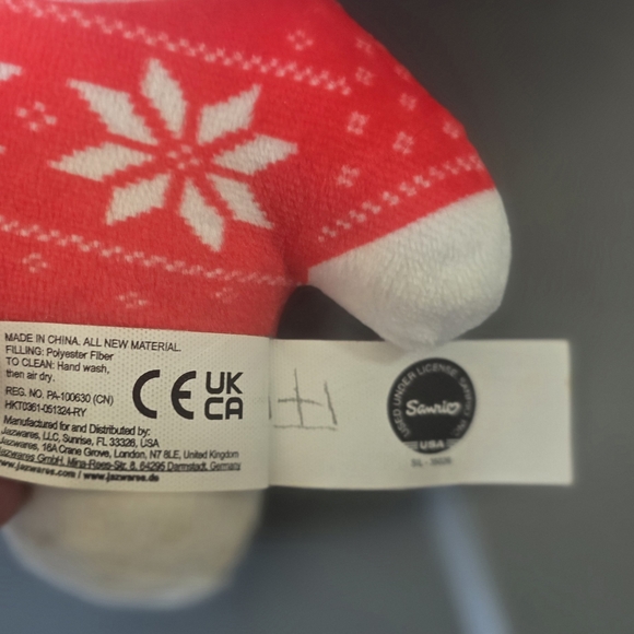 Hello Kitty and Friends My Melody Kawaii Plush Toy Sanrio Holiday Preowned - Picture 4 of 4